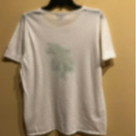 BRAND NEW Unwine Linen COTTON-Blend Sweater, White Multicolor LARGE - Picture 2 of 6